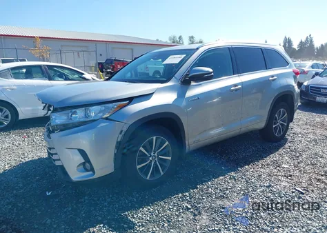 2018 Toyota Highlander Hybrid Xle from USA, damaged, VIN 5TDJGRFH4JS043904
